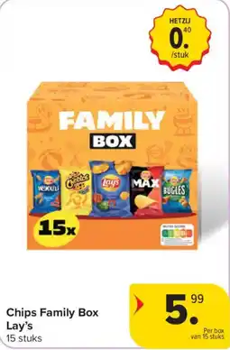 Carrefour Chips Family Box Lay's aanbieding