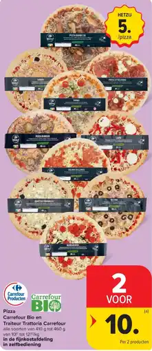 Carrefour Pizza Carrefour Bio en Traiteur Trattoria Carrefour aanbieding
