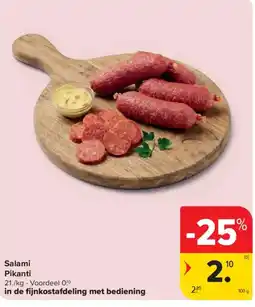 Carrefour Salami Pikanti aanbieding