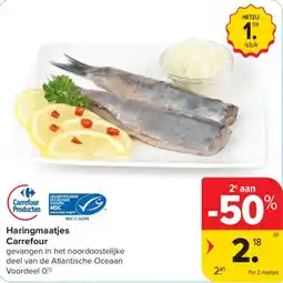 Carrefour Haringmaatjes Carrefour aanbieding