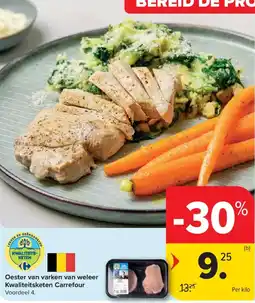 Carrefour Oester van varken van weleer aanbieding