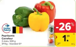 Carrefour Paprikamix Carrefour aanbieding
