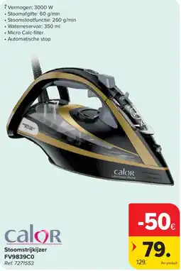 Carrefour Stoomstrijkijzer FV9839C0 aanbieding