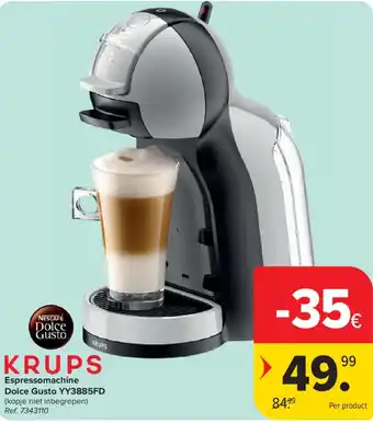 Krups espressomachine dolce gusto yy3885fd