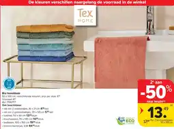 Carrefour Bio handdoek aanbieding