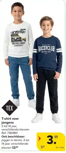 Carrefour T-shirt voor jongens aanbieding