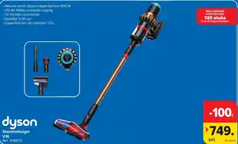 Dyson steelstofzuiger v16