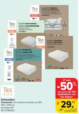 Carrefour Dekbedden aanbieding