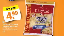 Albert Heijn Entremont Emmental geraspt maxi-format aanbieding