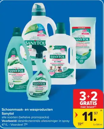 Schoonmaak- en wasproducten Sanytol