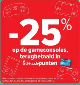 Carrefour gameconsoles aanbieding