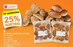 Albert Heijn La Lorraine sandwiches aanbieding