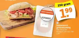 Albert Heijn Hespenworst grootverpakking aanbieding