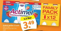 Albert Heijn Actimel aardbei aanbieding