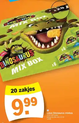 Albert Heijn Lotus Dinosaurus mixbox aanbieding