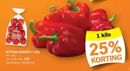 Albert Heijn Rode paprika's aanbieding