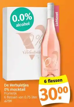 Albert Heijn 0% mocktail aanbieding