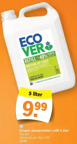 Albert Heijn Ecover afwasmiddel refill aanbieding