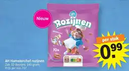 Albert Heijn Hamsterchef rozijnen aanbieding