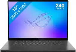 Coolblue ASUS ROG Zephyrus 16 OLED GU606AX-TB062W AZERTY aanbieding