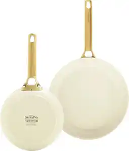 Coolblue GreenPan Padova Reserve 20 + 26 cm koekenpannenset Cream White aanbieding