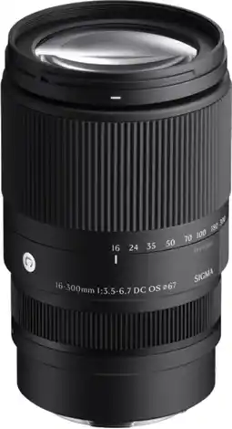 Coolblue Sigma 16-300 mm f/3.5-6.7 DC OS Contemporary Fujifilm Monture X aanbieding