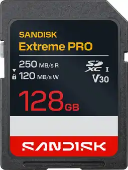 Coolblue Sandisk Extreme PRO SDXC 128 Go 120 Mo/s aanbieding
