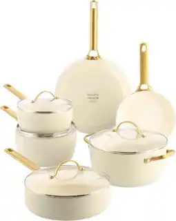 Coolblue GreenPan Padova Reserve Batterie de Cuisine 10 Pièces Cream White aanbieding