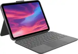 Coolblue Logitech Combo Touch Apple iPad (2025/2022) Étui Clavier AZERTY aanbieding