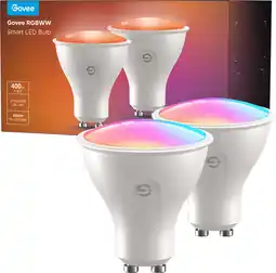 Coolblue Govee Lumière Blanche et Colorée GU10 Lot de 2 aanbieding