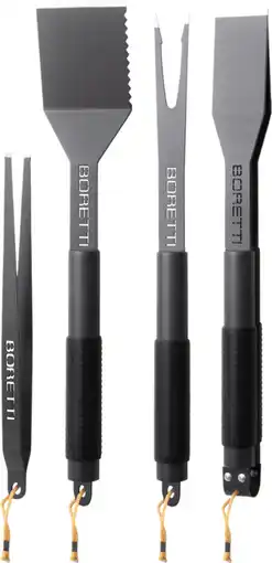 Coolblue Boretti Set d'Ustensiles pour BBQ 4 Pièces aanbieding