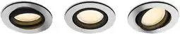 Coolblue Philips Hue Milliskin Spot Encastré White Ambiance - Rond - Aluminium - Lot de 3 aanbieding