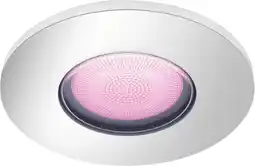 Coolblue Philips Hue Xamento Spot Encastré pour Salles de Bain White and Color - Chrome - Rond aanbieding