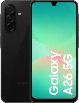 Coolblue Samsung Galaxy A26 128 Go Noir 5G aanbieding