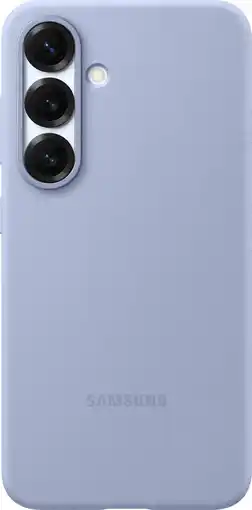 Coolblue Samsung Galaxy S25 Back Cover Silicone Bleu Clair aanbieding