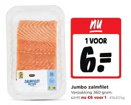 Jumbo Jumbo zalmfilet aanbieding