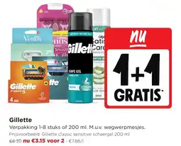 Jumbo Gillette scheergel aanbieding