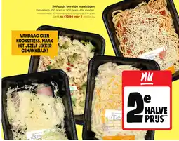 Jumbo 50Foods bereide maaltijden aanbieding