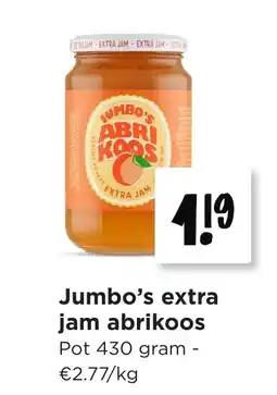 Jumbo Jumbo's extra jam abrikoos aanbieding