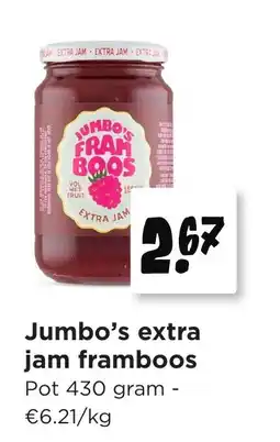 Jumbo Jumbo's extra jam framboos aanbieding