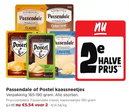 Jumbo Passendale of Postel kaassneetjes aanbieding