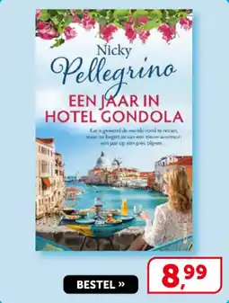 Boekenvoordeel Een jaar in hotel gondola aanbieding