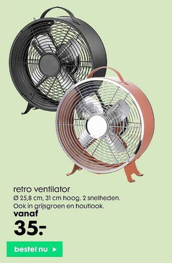 HEMA Retro Ventilator aanbieding