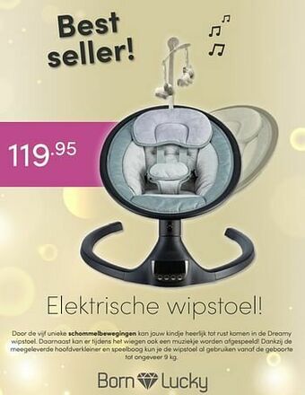 Baby & Tiener Elektrische wipstoel aanbieding