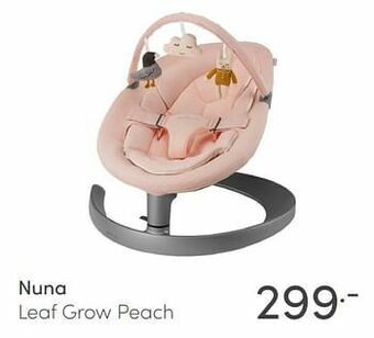 Baby & Tiener Nuna leaf grow peach aanbieding