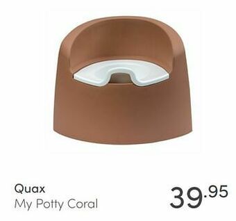 Baby & Tiener Quax my potty coral aanbieding