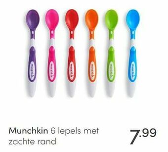 Baby & Tiener Munchkin 6 lepels met zachte rand aanbieding
