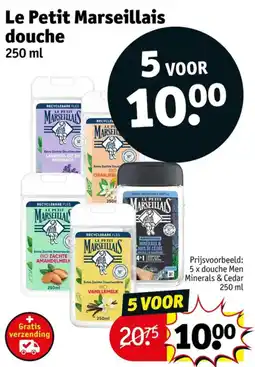 Kruidvat Le Petit Marseillais douche aanbieding