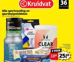 Kruidvat 2 x Kruidvat Whey Perfect Vanilla aanbieding