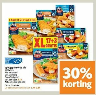 Albert Heijn Vissticks aanbieding